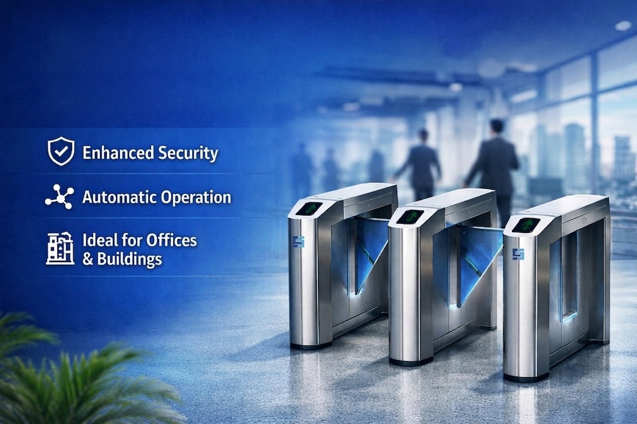 Flap Barrier Turnstile Access Control System Bihar